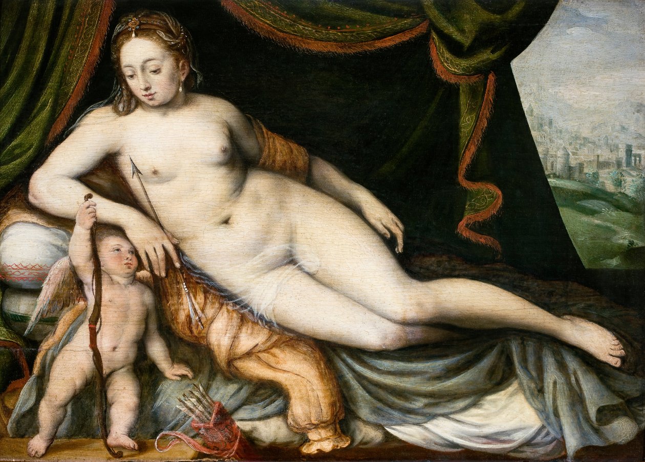 Vénus e Cupido de Frans Floris I