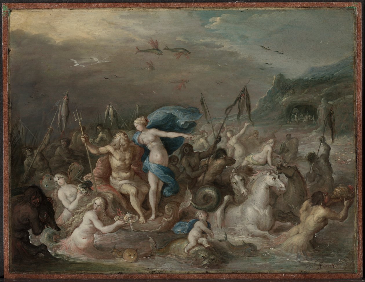 O triunfo de Netuno e Anfitrite de Frans Francken