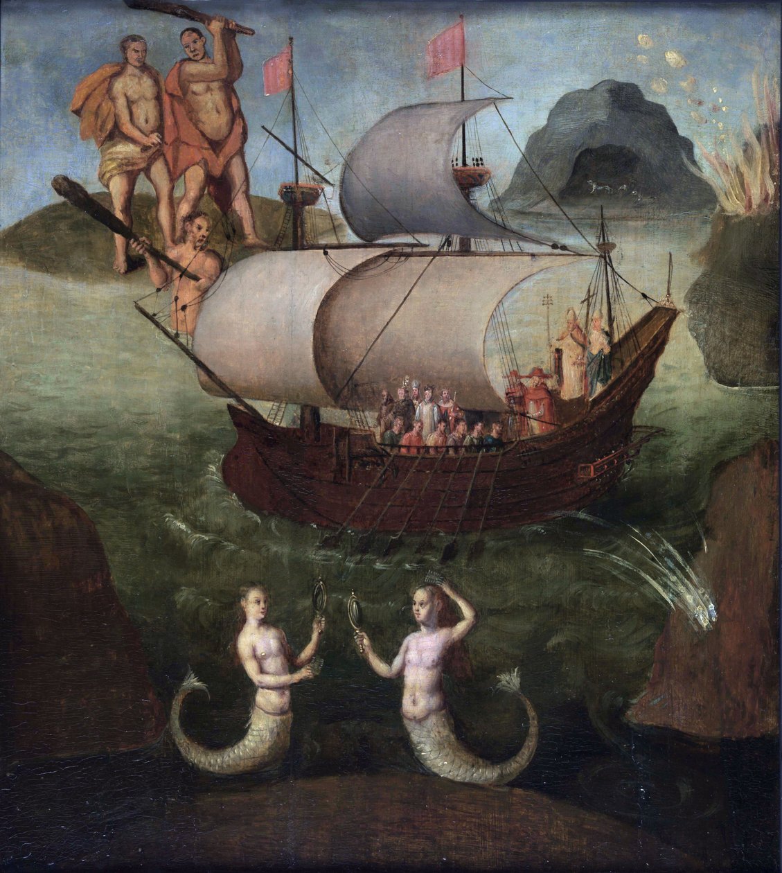 Alegoria: o navio de Estado de Frans Francken I