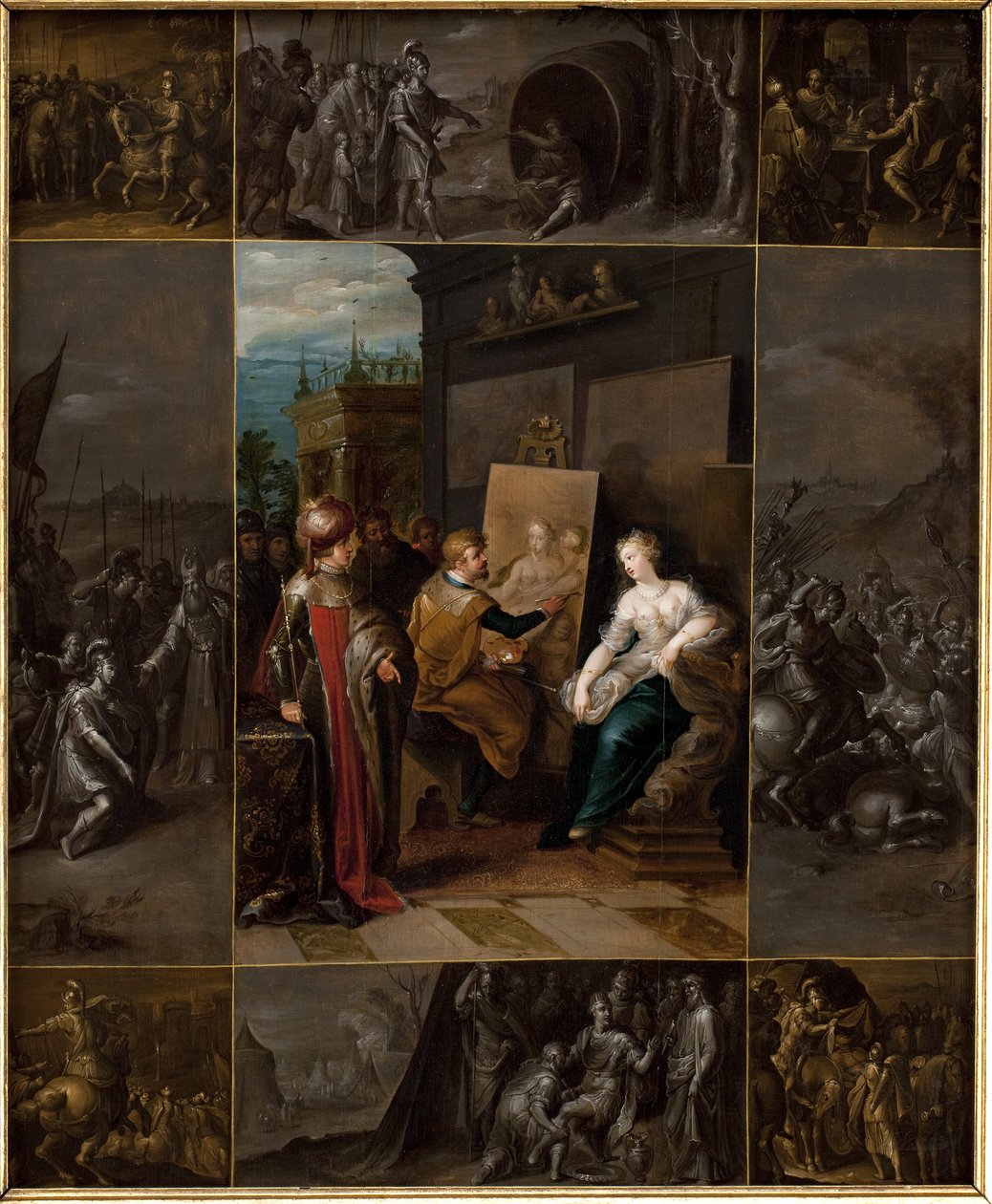 Apeles Pintura Campaspe de Frans Francken d.Y.
