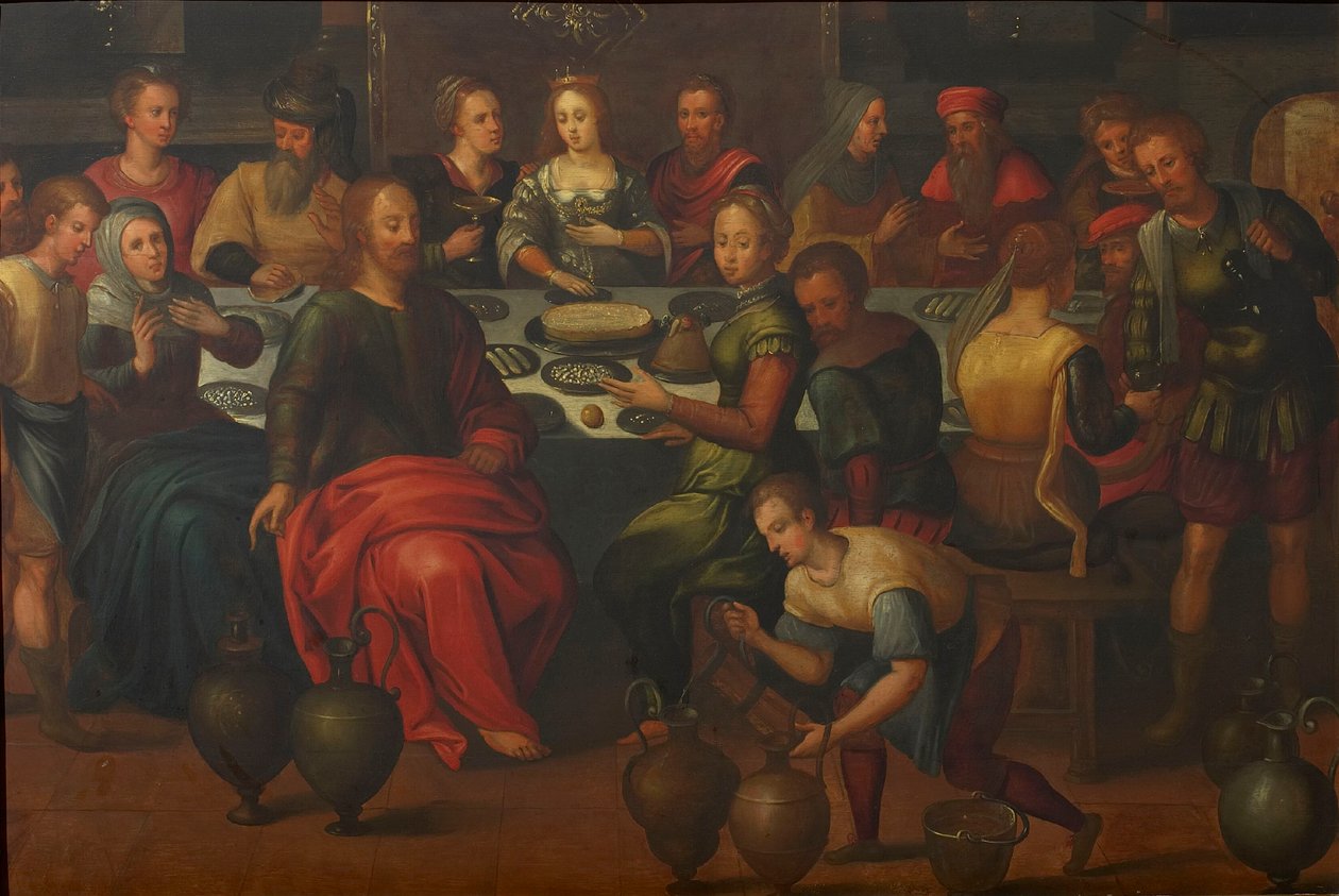 As Bodas de Caná. de Frans Francken the Elder
