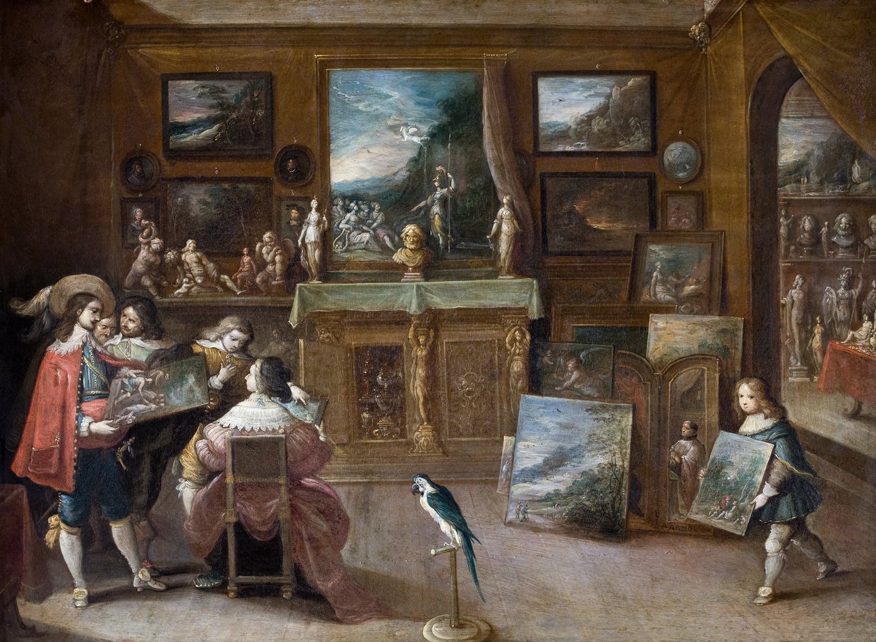 Uma visita ao Art Dealer de Frans Francken the Younger