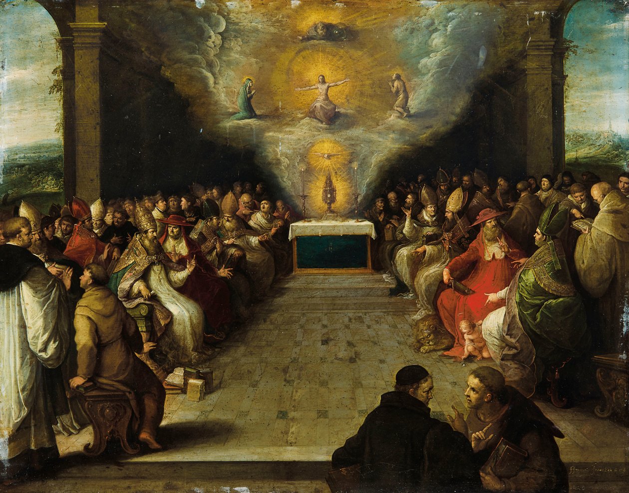 Disputa do Santíssimo Sacramento de Frans Francken the Younger