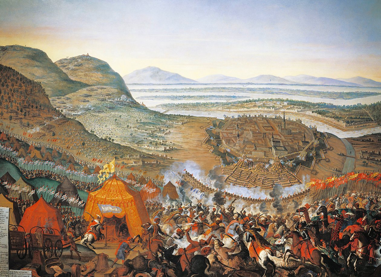 Áustria, Viena, cerco turco de Viena em 16 de julho de Frans Geffels