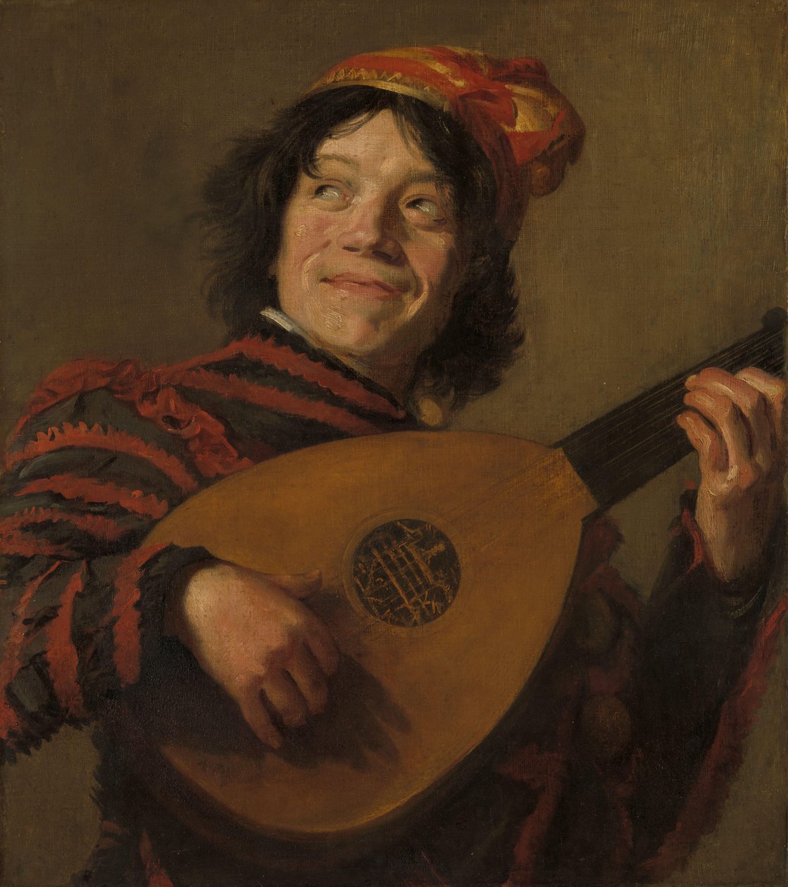 O tocador de alaúde de Frans Hals (copy after)