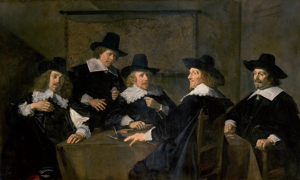Título(s) alternativo(s):  

Regentes do Hospital de Santa Elisabeth em Haarlem[1]. de Frans Hals