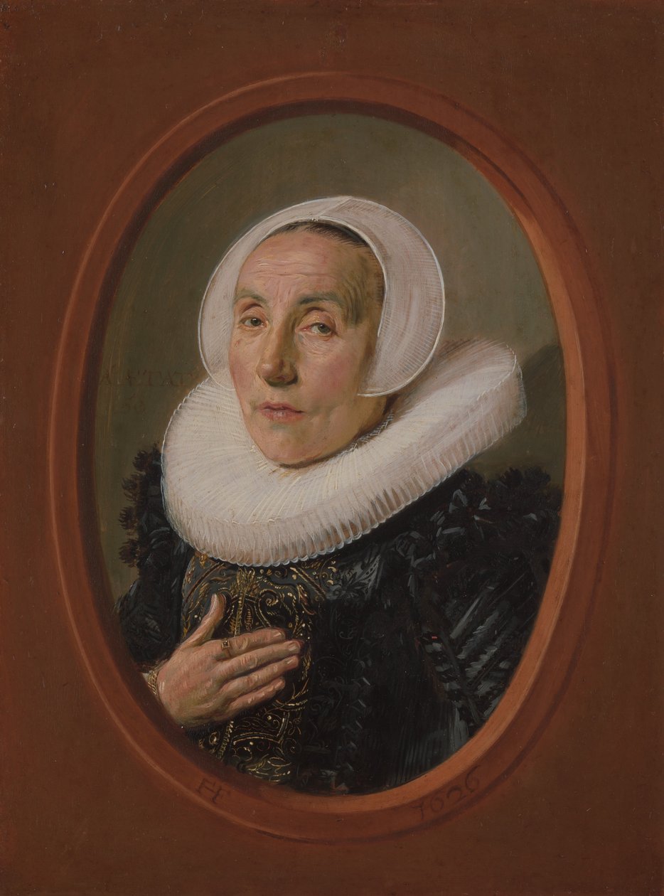 Anna van der Aar, nascida em 157677, morreu após 1626, 1626. de Frans Hals