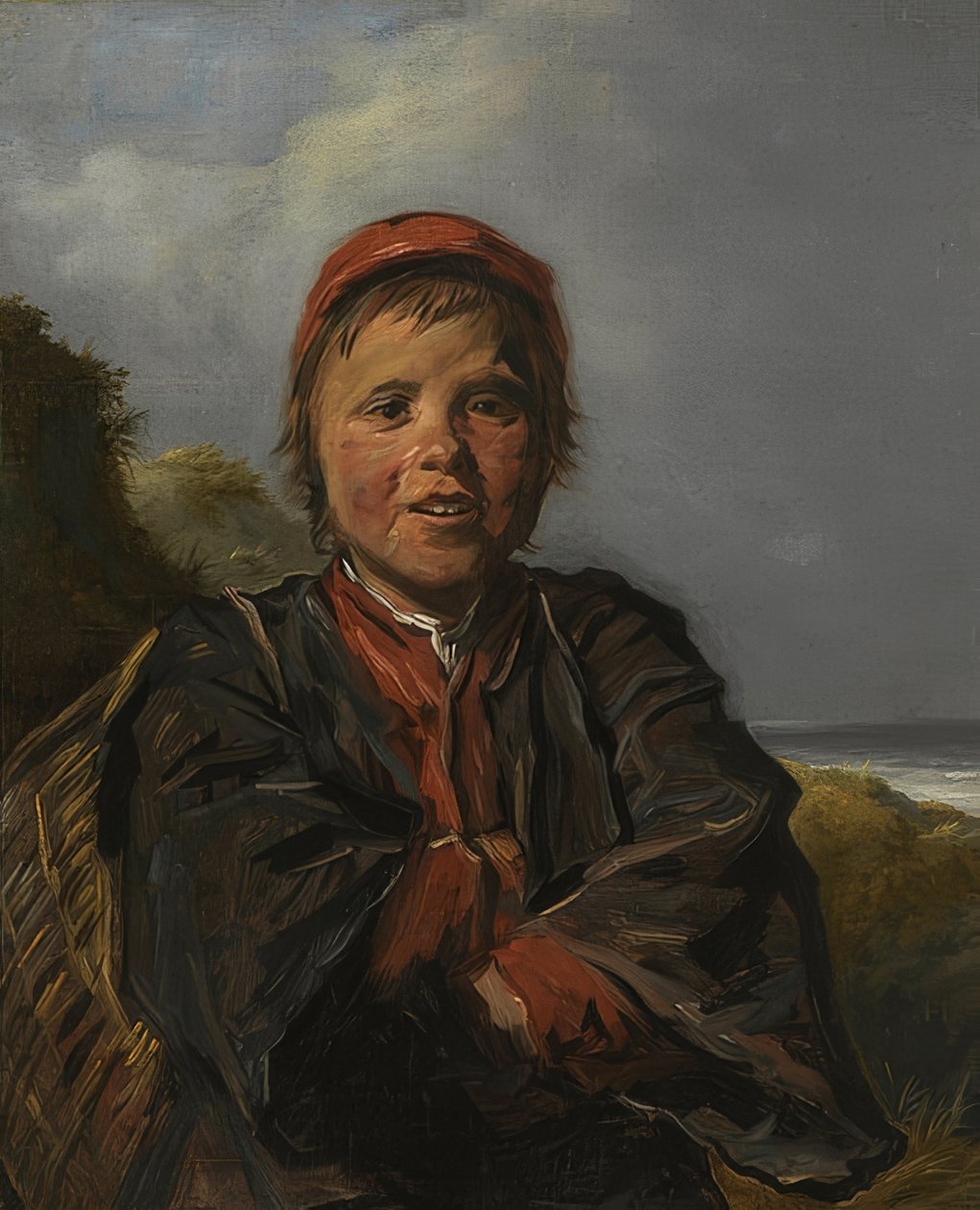 O garoto pescador. Por volta de 1630-33 de Frans Hals