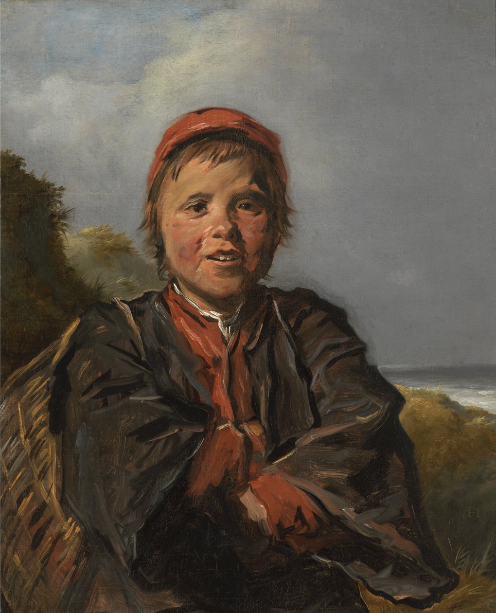 Rapaz pescador (óleo sobre tela) de Frans Hals