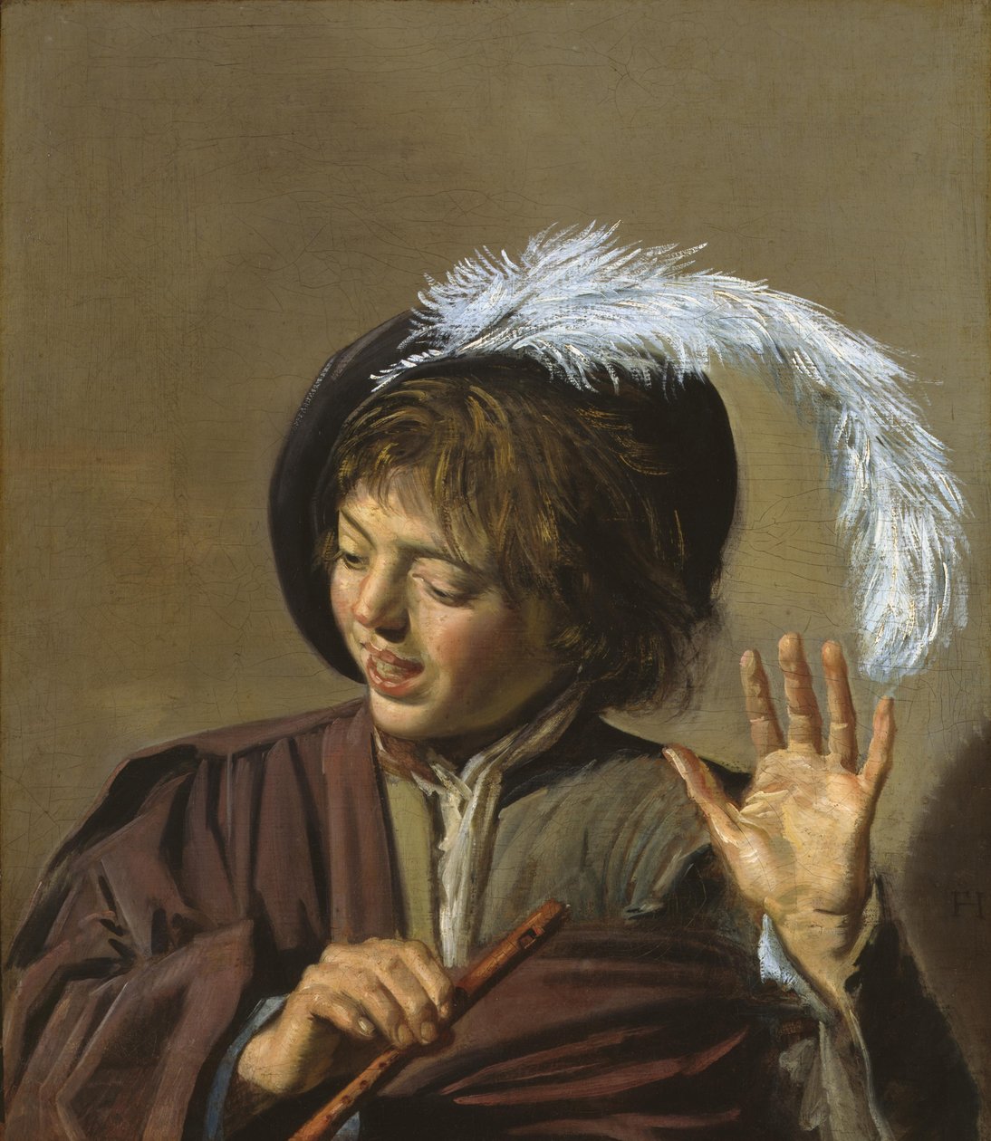 Menino com flauta de Frans Hals
