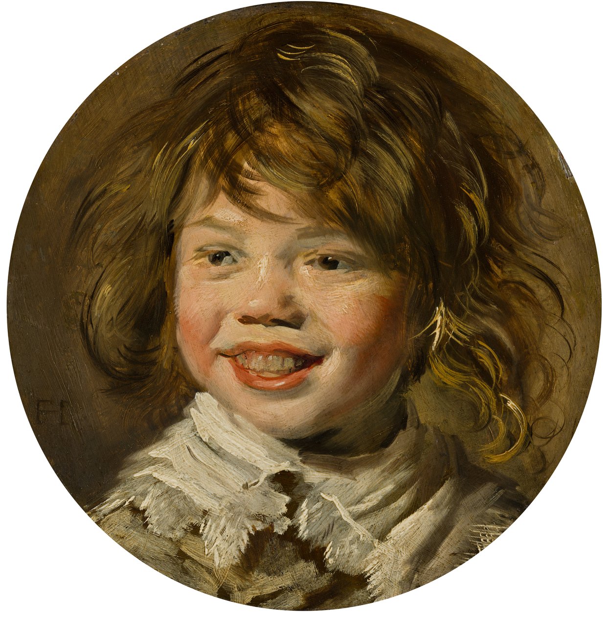 Menino De Riso. c.1625 de Frans Hals