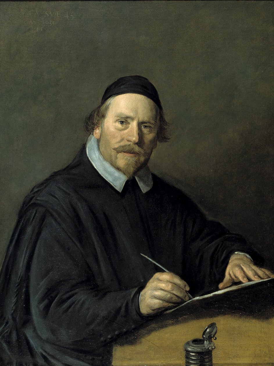 Nicolaas Stenius, ou Nicolaas van der Steen, pároco católico de Akersloot em 1650 de Frans Hals