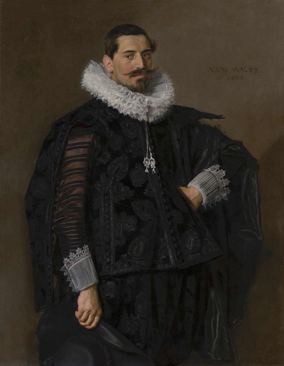 Retrato de Jacob Olycan, 1625 de Frans Hals