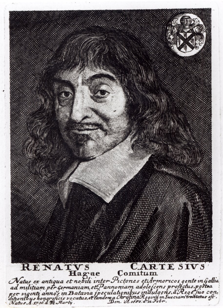 Retrato de René Descartes (1596-1650) de Frans Hals