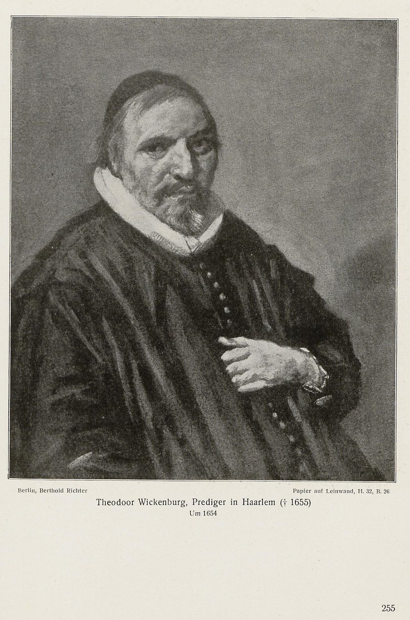 Retrato de Theodorus Wikenburg de Frans Hals
