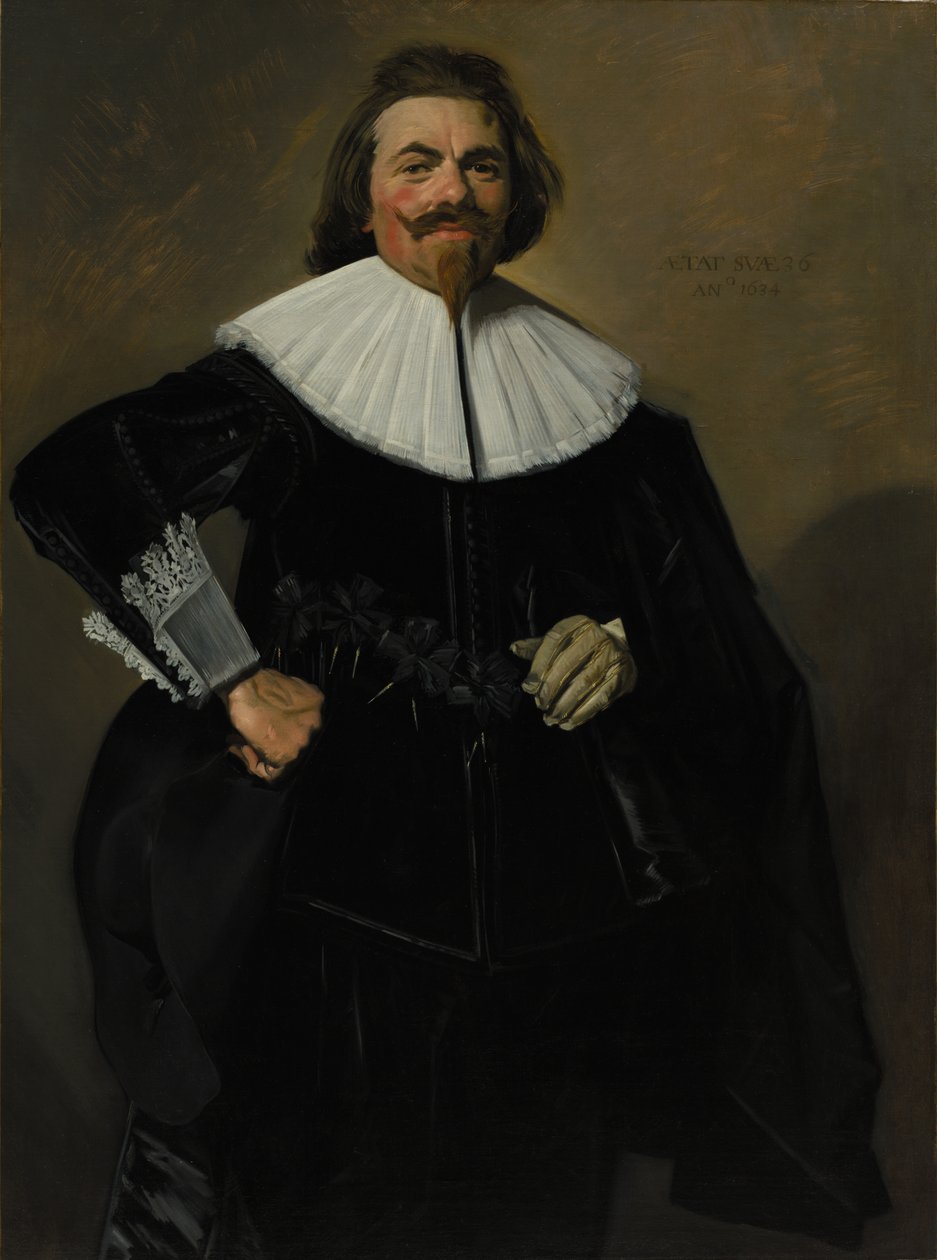 Retrato de Tieleman Roosterman, 1634. de Frans Hals