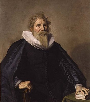 Retrato de um Homem Barbudo de Frans Hals