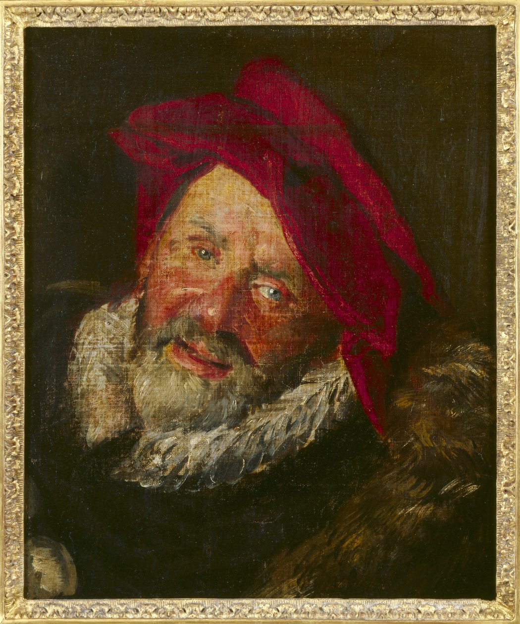 Retrato de um palhaço de Frans Hals