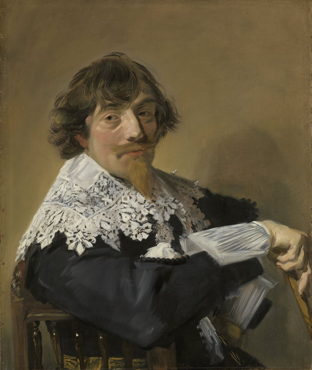 Retrato de um homem, c.1635 de Frans Hals