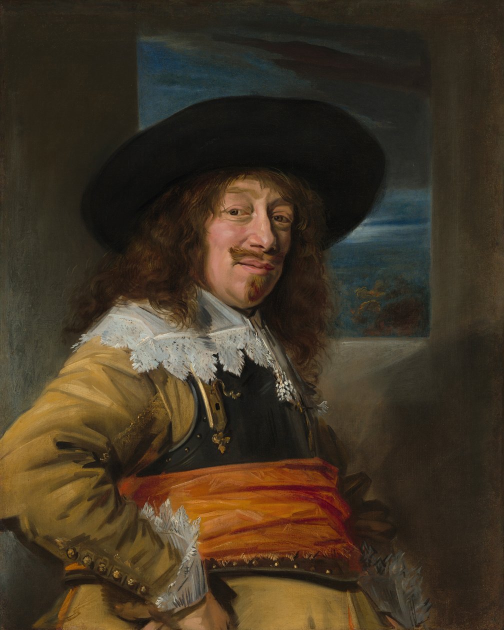 Retrato de um membro da Guarda Cívica de Haarlem, c. 16361638. de Frans Hals