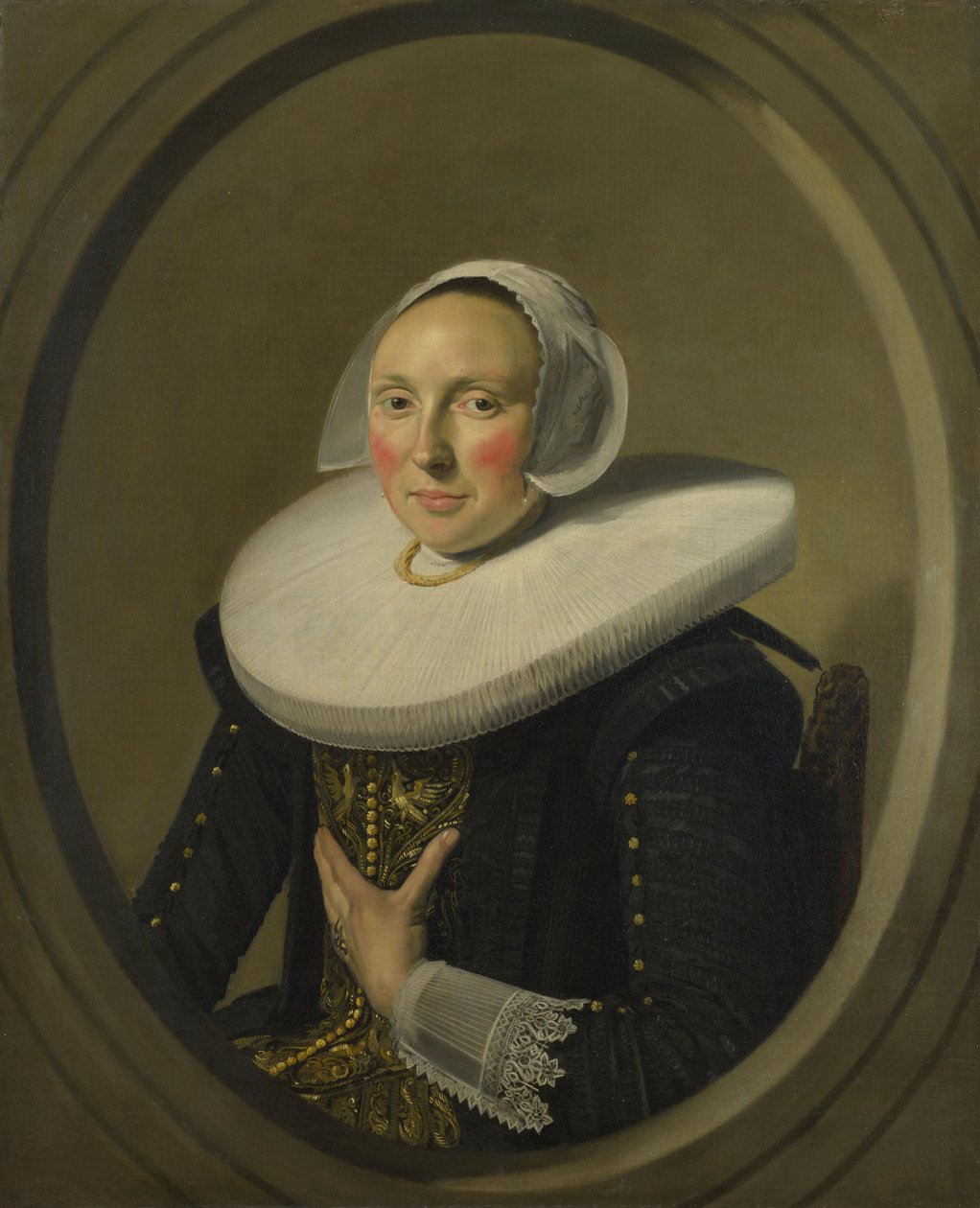 Retrato de uma mulher (Marie Larp) de Frans Hals