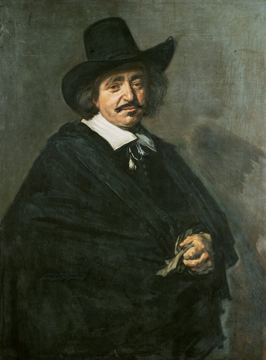 Retrato de um homem, c.1654-55 de Frans Hals
