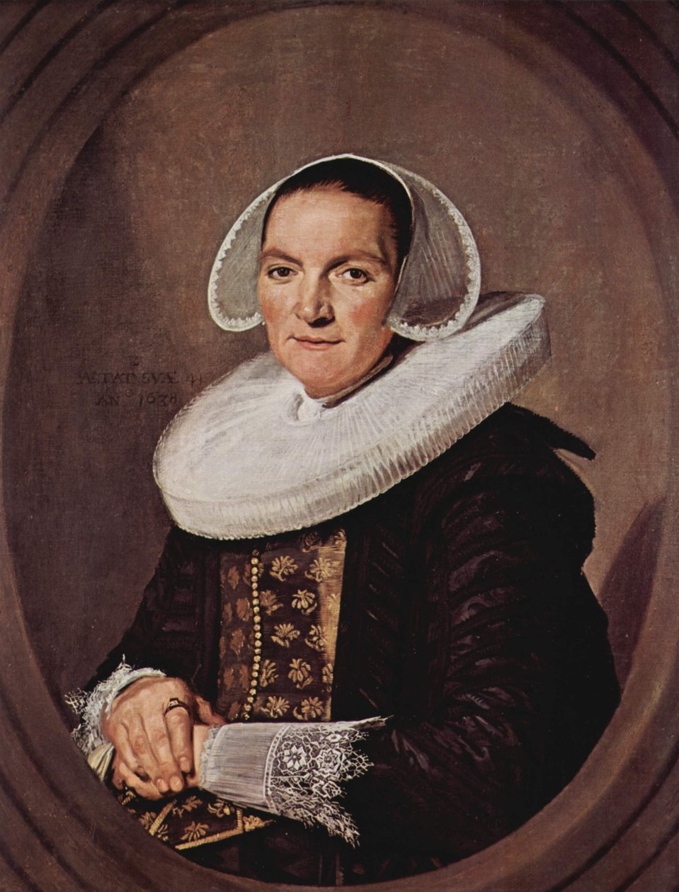 Retrato de uma mulher de Frans Hals