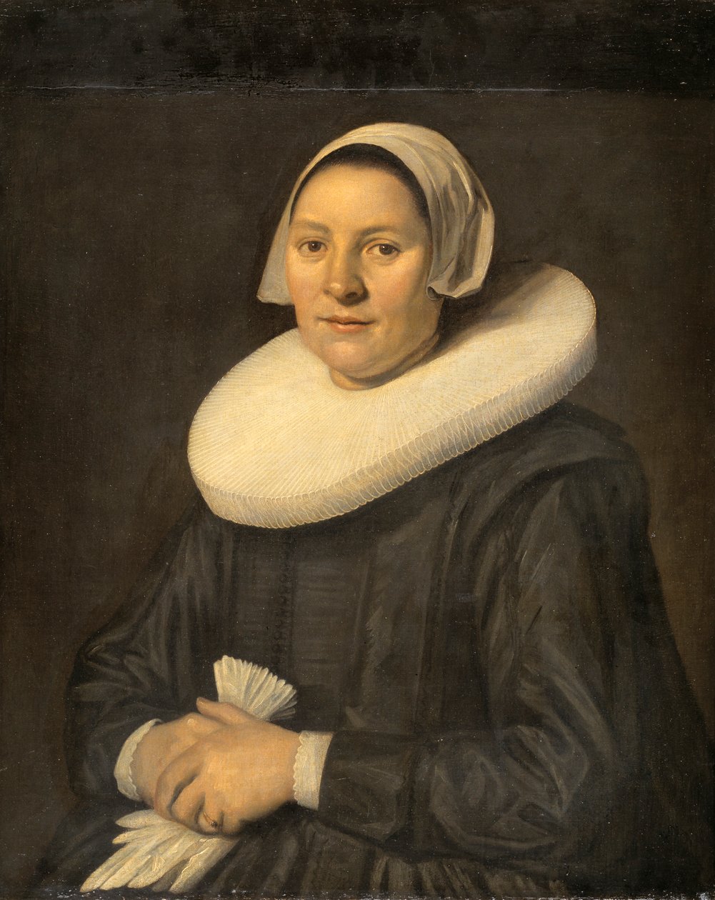 Retrato de uma mulher, século XVII. de Frans Hals