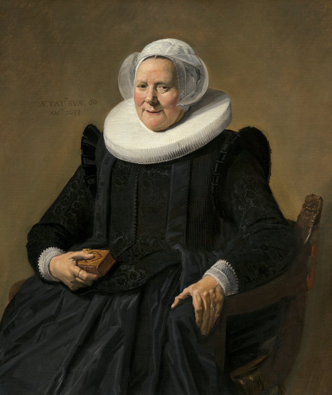 Retrato de uma senhora idosa de Frans Hals
