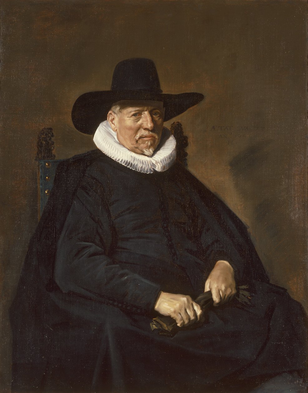 Retrato de um homem idoso, tradicionalmente chamado Heer Bodolphe, 1643 de Frans Hals