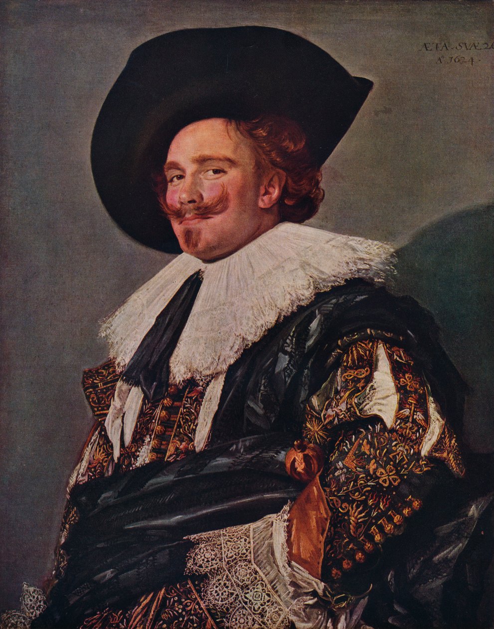 O Cavaleiro do Riso, 1624 de Frans Hals