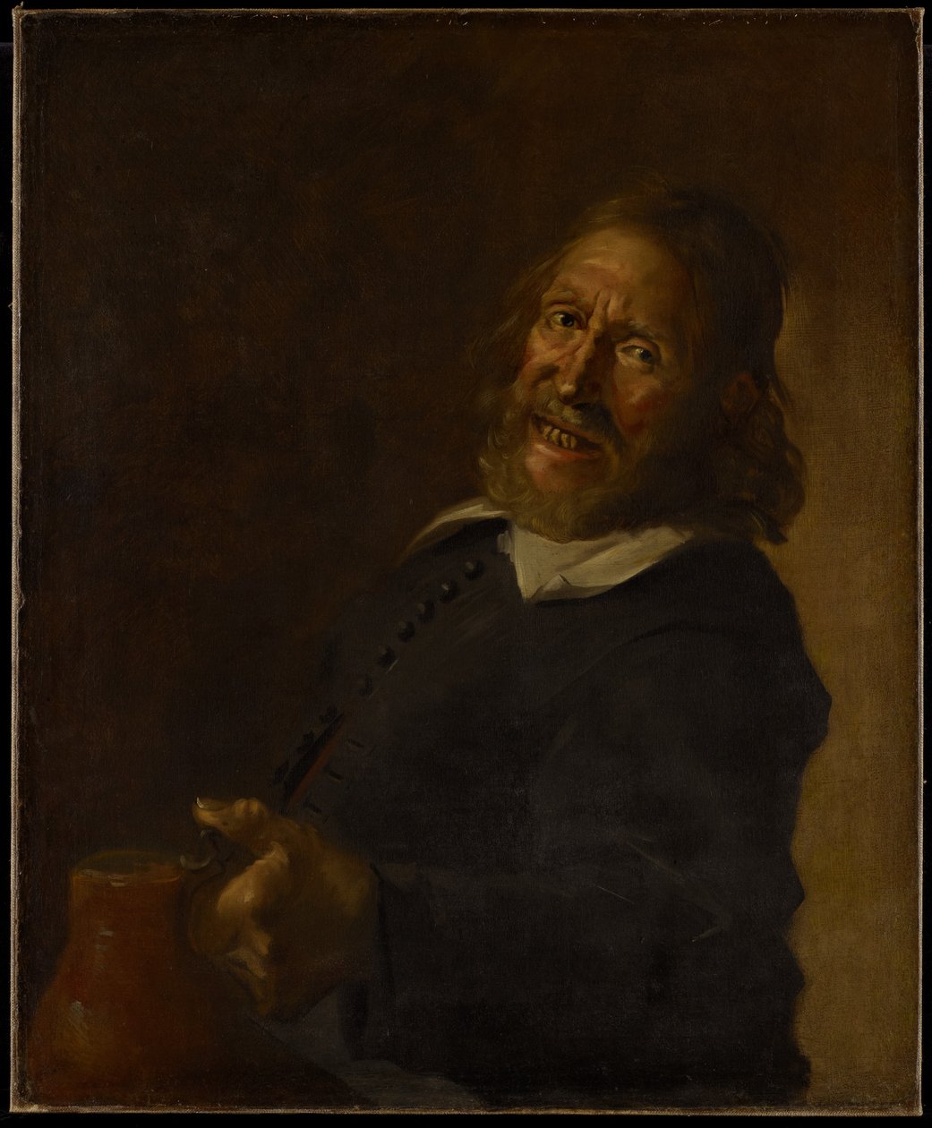 O rindo Toper, do século 18 de Frans Hals