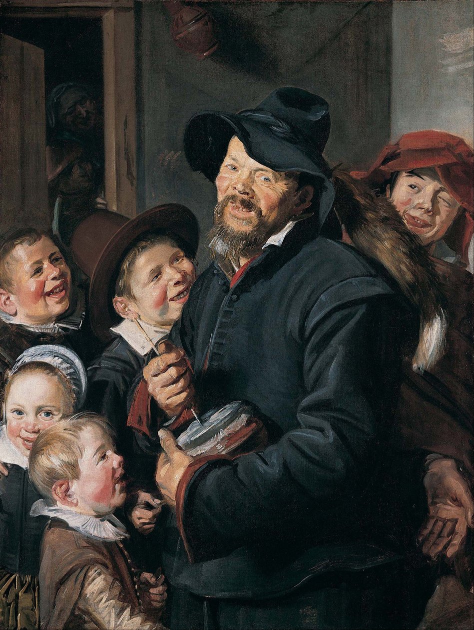 O jogador do pote de Rommel de Frans Hals