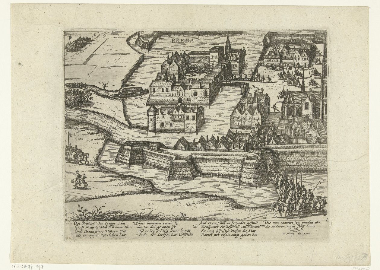 Captura de Breda, 1590 de Frans Hogenberg