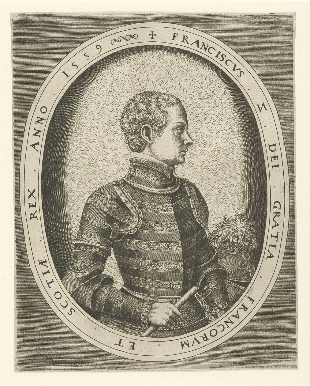 Retrato de Francisco II da França 1544-1560, 1559 de Frans Huys
