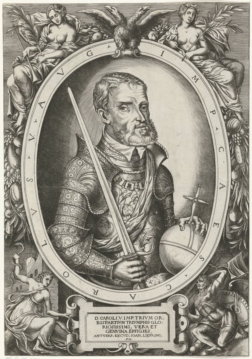 Retrato de Carlos V de Habsburgo de Frans Huys