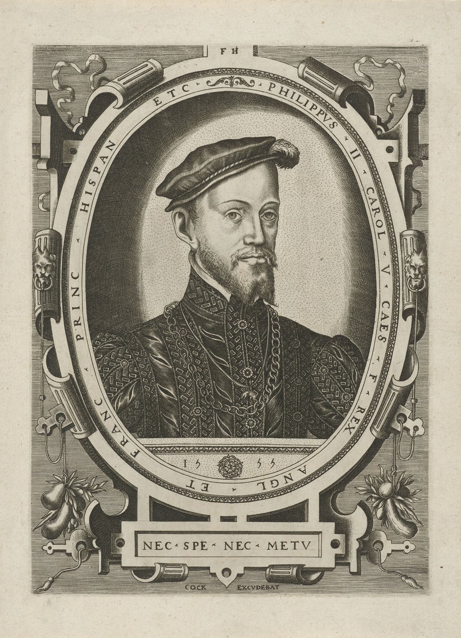 Retrato do rei Filipe II da Espanha de Frans Huys