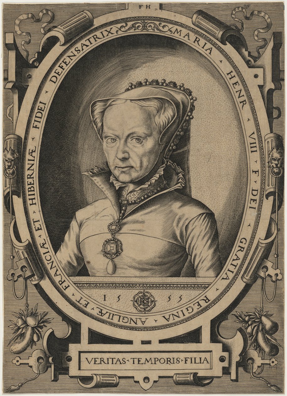 Rainha Maria de Inglaterra de Frans Huys