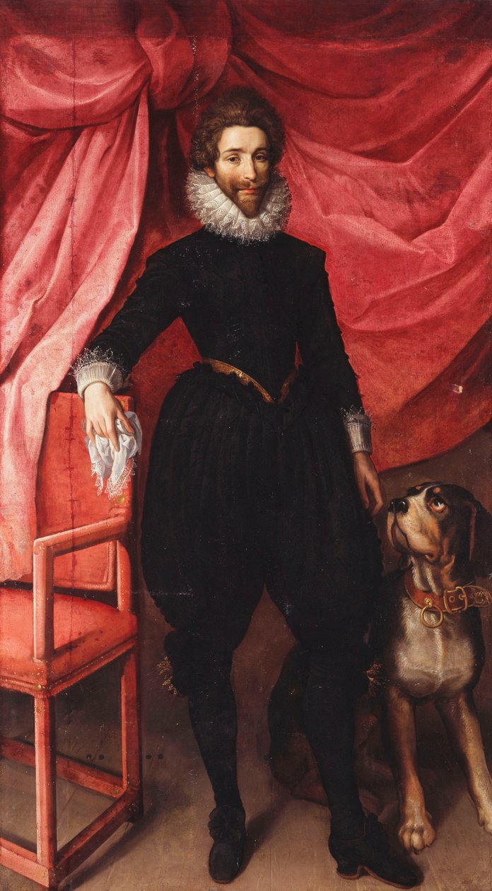 Retrato de Henri de Lorraine, duque de Guise, chamado Le Bafafre de Frans II Pourbus