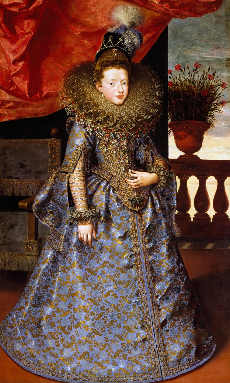 Retrato de Margherita de Sabóia, de Frans Pourbus, o Jovem, óleo sobre tela de Frans II Pourbus