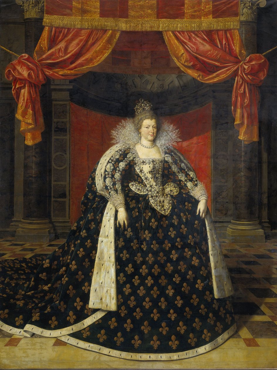 Marie de Medici, c.1610 de Frans II studio of Pourbus