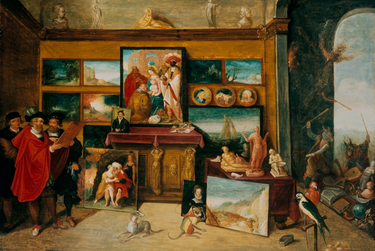 Galeria Interior de Frans II the Younger Francken