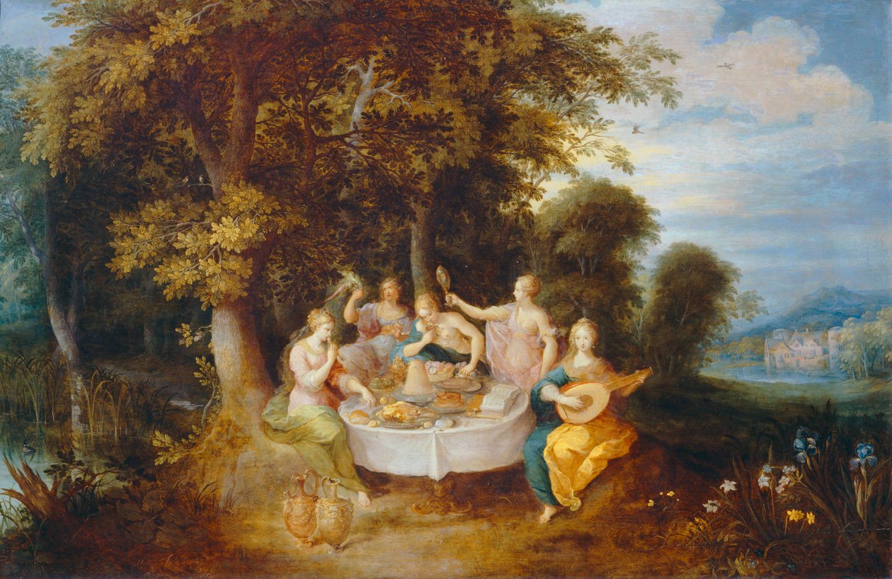 Les Cinq sens - Os cinco sentidos ... de Frans II the Younger Francken