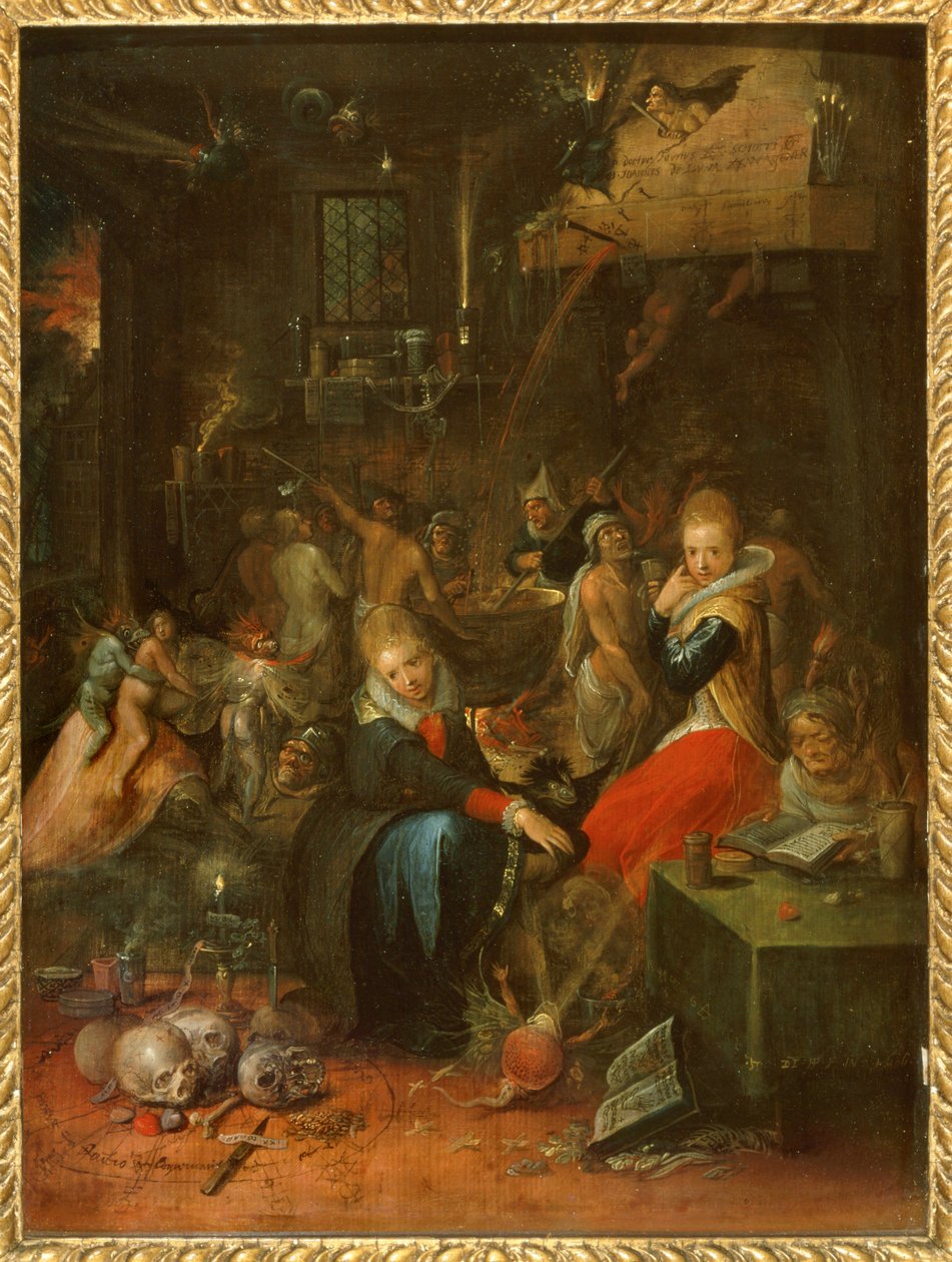 O Sabbath das bruxas ... de Frans II the Younger Francken
