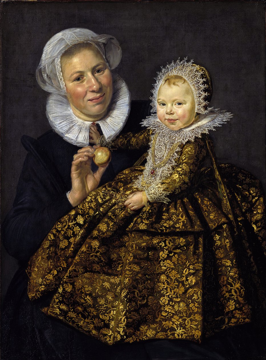 Catharina Hooft com sua enfermeira de Frans I Hals