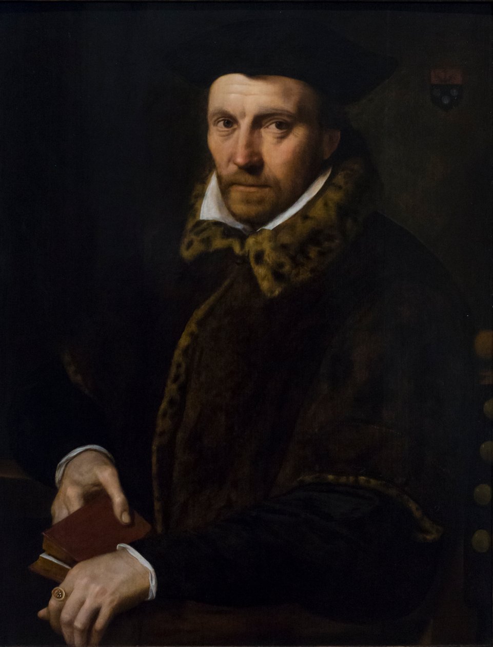 Retrato de Dom Andreas Boulingier, cerca de 1580 (óleo sobre carvalho) de Frans I Pourbus