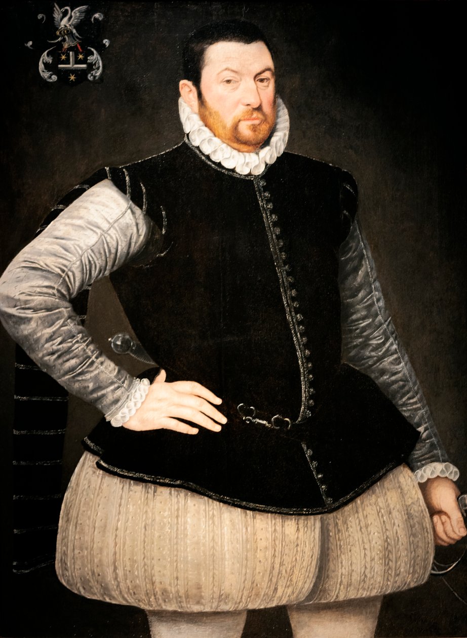 Retrato de Frans van de Kethulle, Senhor de Ryhove (1531-1585) de Frans I Pourbus