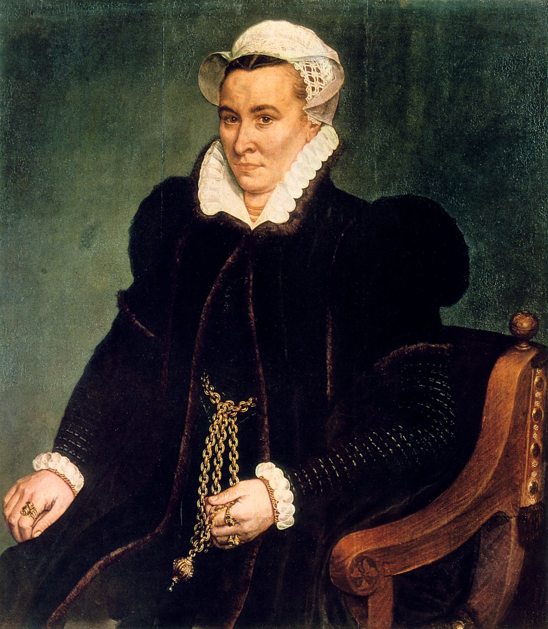 Retrato de uma mulher, c1565-1581 de Frans Pourbus the Elder