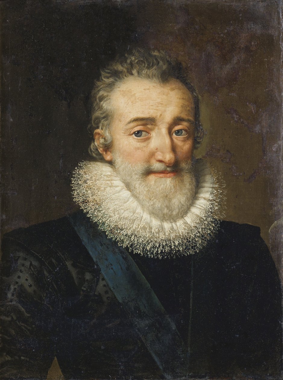 Rei Henrique IV da França, 1610 de Frans Pourbus the Younger