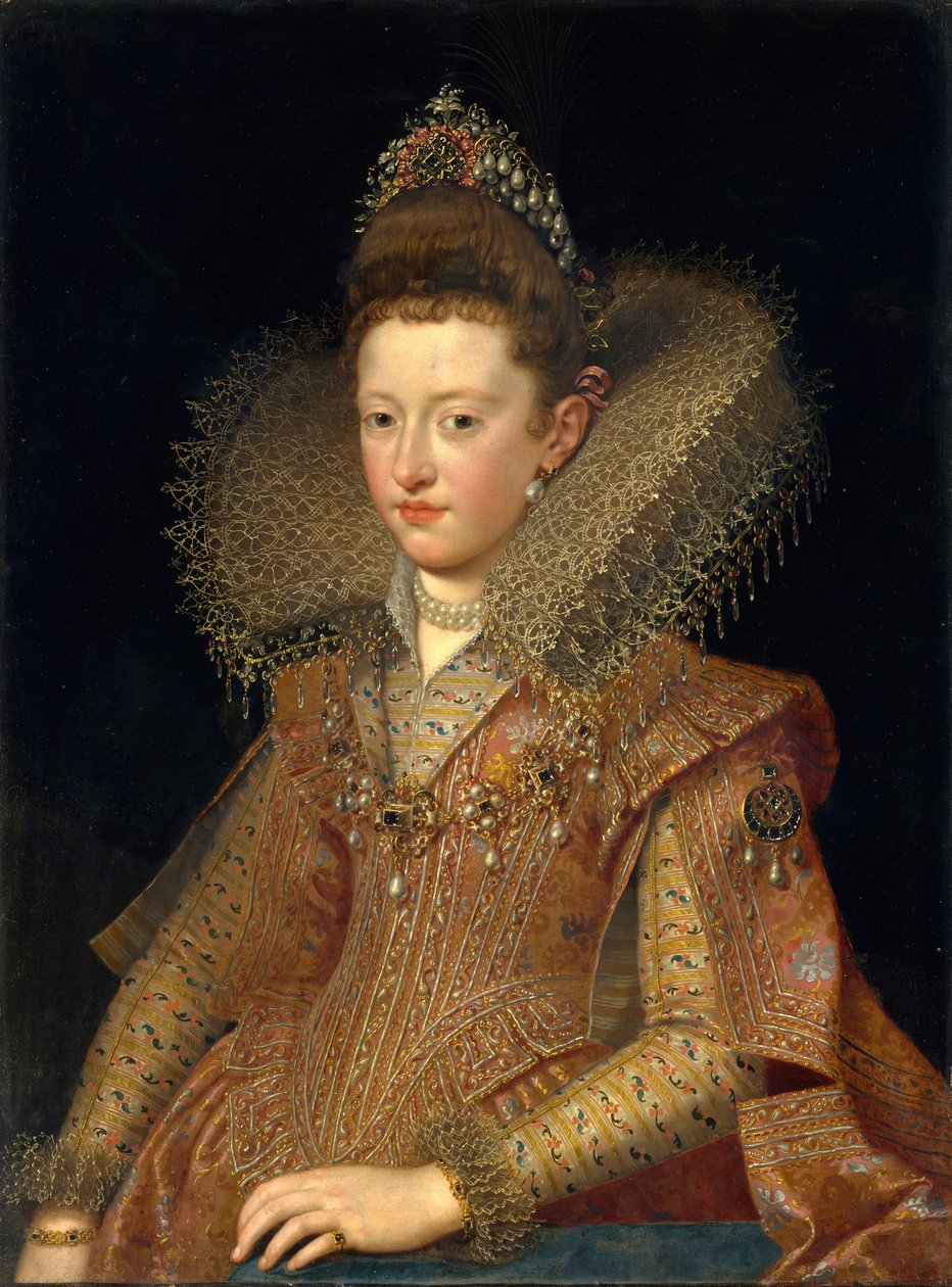 Margherita Gonzaga 1591-1632, princesa de Mântua. de Frans Pourbus the Younger